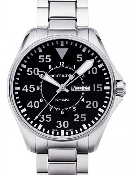 Hamilton Khaki Aviation Pilot Day Date Quartz