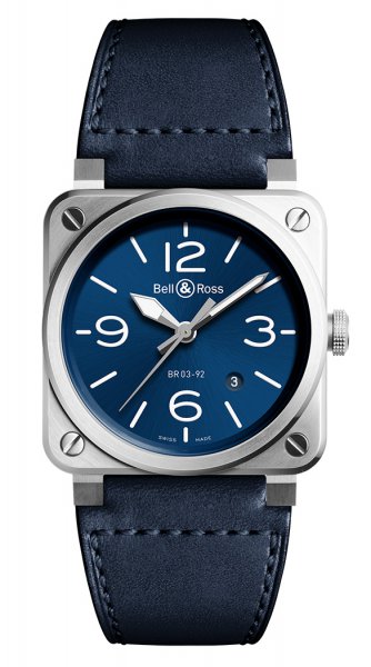 Bell & Ross BR 03-92 BLUE STEEL Bell & Ross BR 03-92 BLUE STEEL