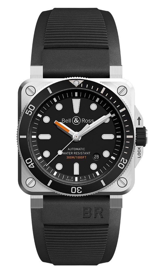 Bell \u0026 Ross BR 03-92 DIVER - BR0392-D-BL-ST/SRB | Uhrinstinkt