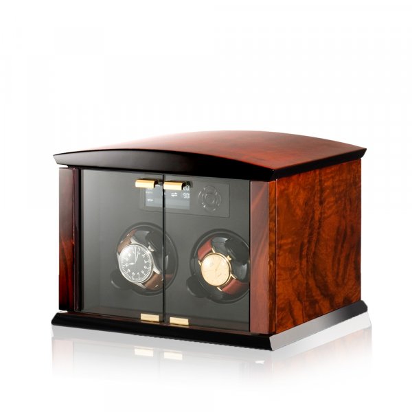 Elma Corona 2 - burlwood with glas doors Elma Corona 2 - burlwood with glas doors