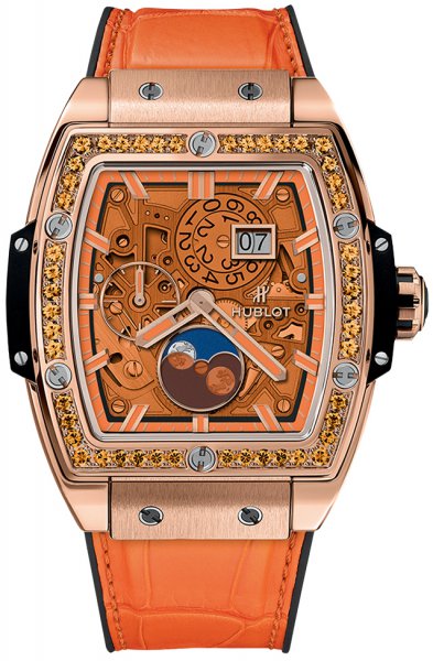 Hublot Spirit of Big Bang Moonphase King Gold Orange 42mm Hublot Spirit of Big Bang Moonphase King Gold Orange 42mm