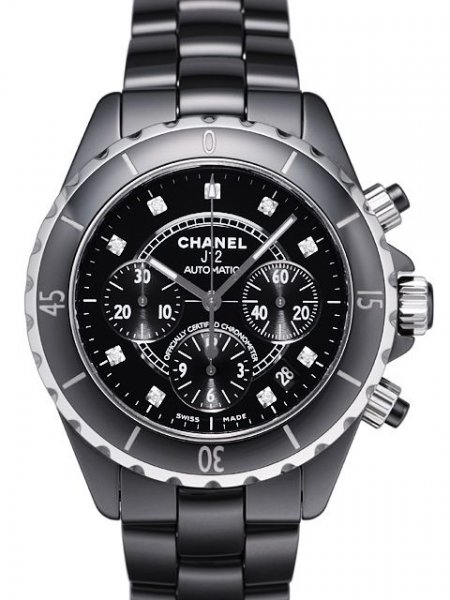 Chanel J12 White Ceramic Chronograph H1707