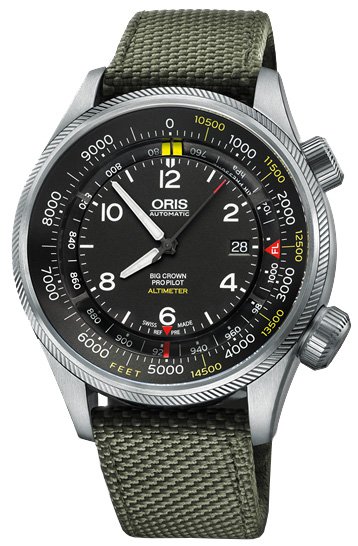 Oris Big Crown ProPilot Altimeter with Feet-Scale Oris Big Crown ProPilot Altimeter with Feet-Scale
