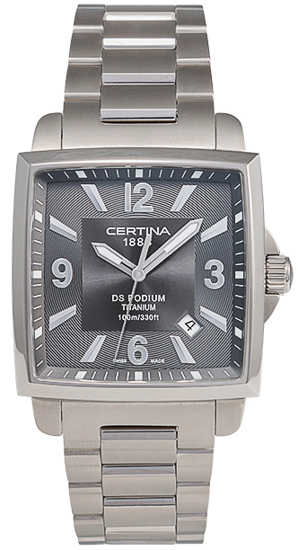 Certina Quarz Ds Podium Square C001 510 44 067 00 Uhrinstinkt