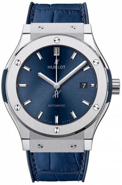 Hublot Classic Fusion 42mm Automatic Titanium Blue Hublot Classic Fusion 42mm Automatic Titanium Blue
