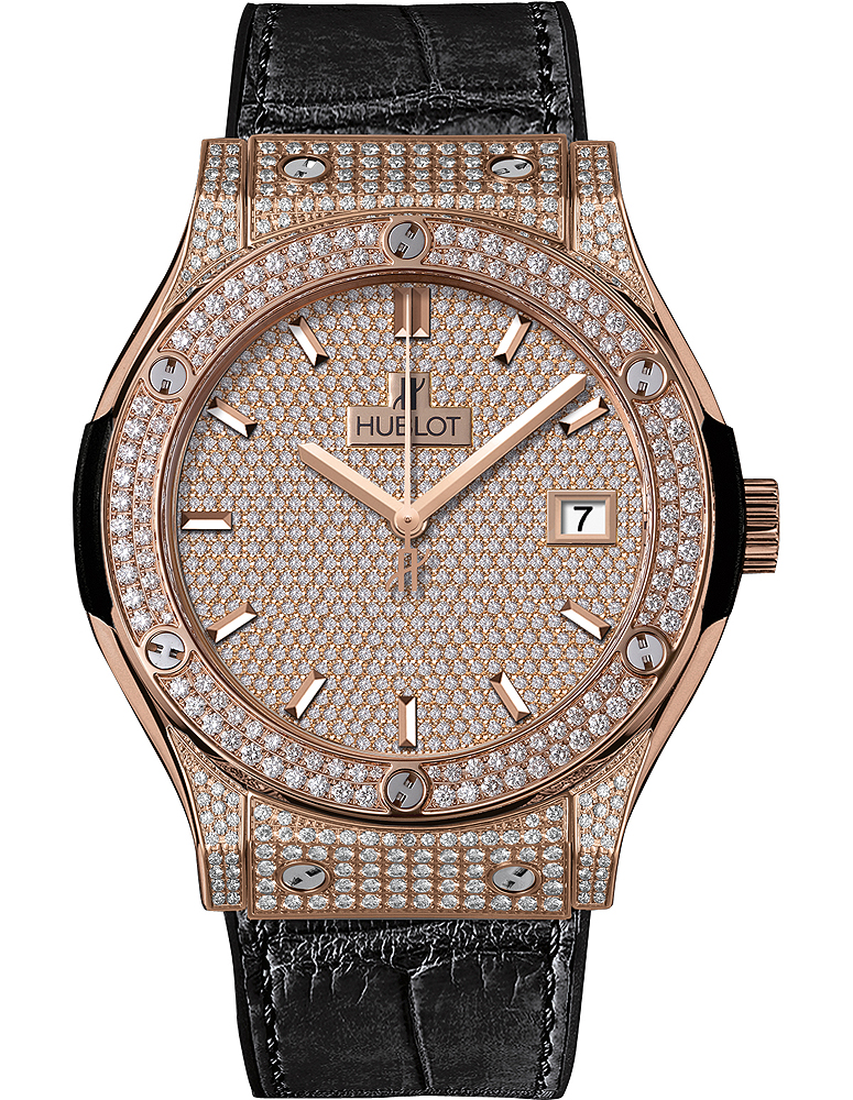 hublot classic fusion diamond bezel