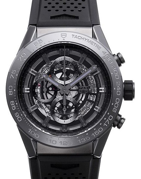 Tag Heuer Carrera Calibre HEUER 01 Automatic Chronograph 45mm Black Ceramic