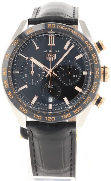 Tag Heuer Carrera Calibre HEUER 02 Automatik Chronograph 44mm Tag Heuer Carrera Calibre HEUER 02 Automatik Chronograph 44mm