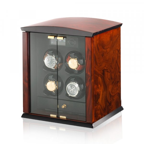Elma Corona 4 - burlwood with glas doors Elma Corona 4 - burlwood with glas doors
