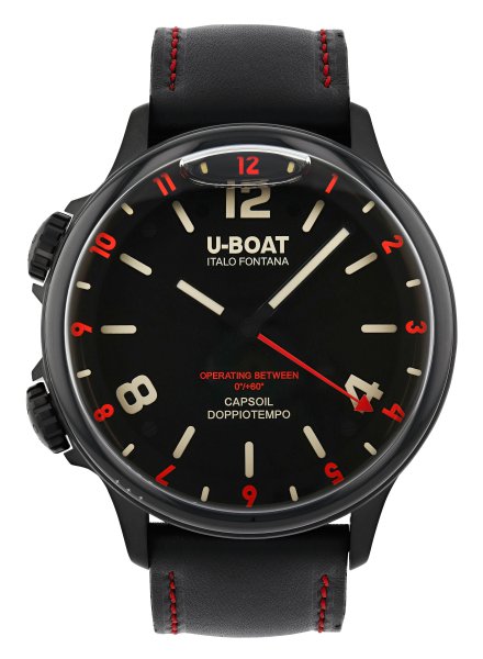 U-Boat Capsoil Doppiotempo 55 DLC Red Rehaut U-Boat Capsoil Doppiotempo 55 DLC Red Rehaut