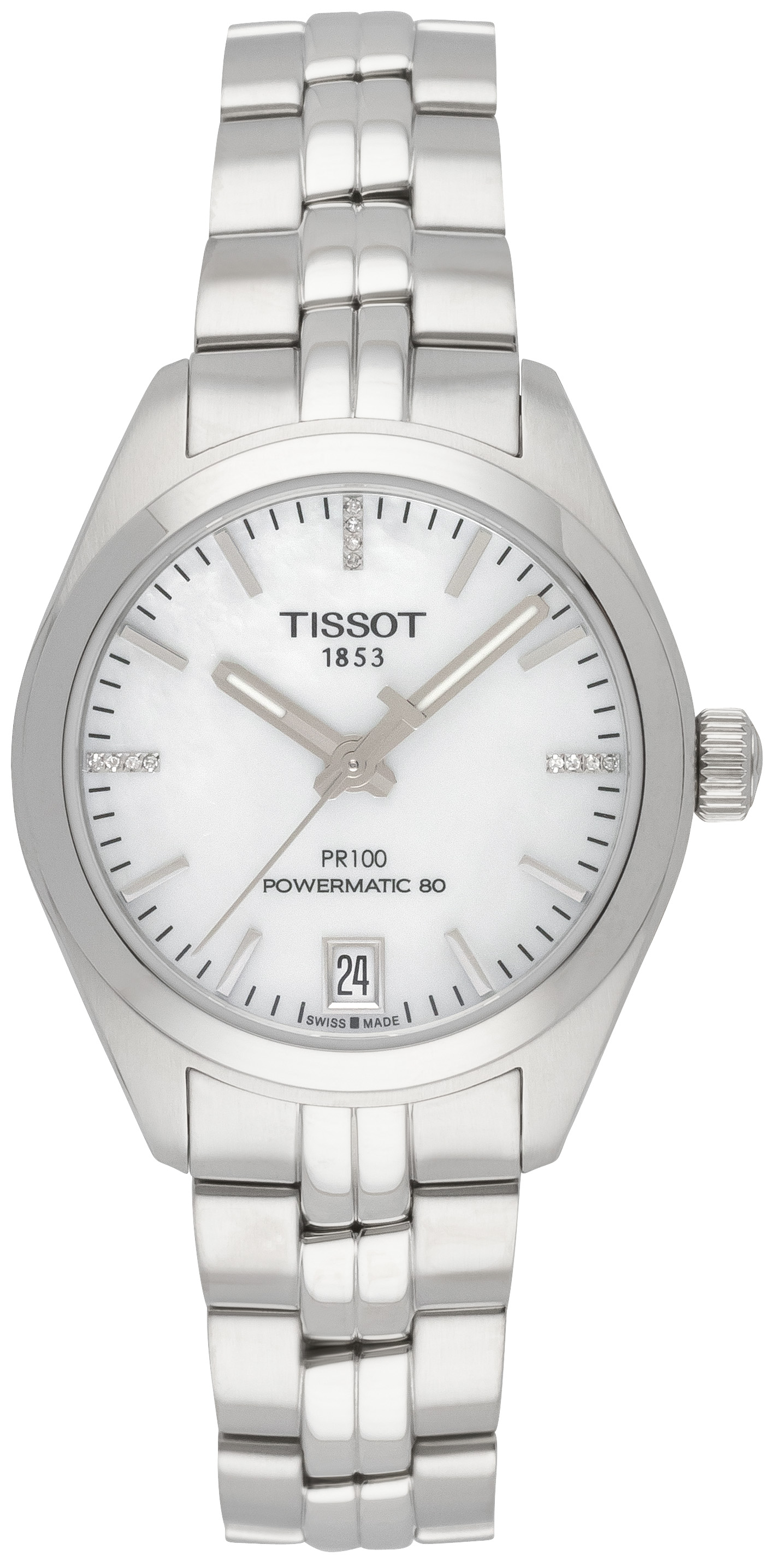 tissot pr 100 automatic ladies watch