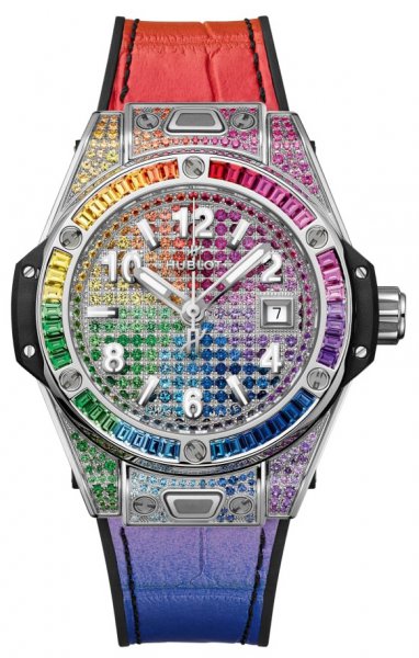 Hublot Big Bang One Click Steel Rainbow 33mm