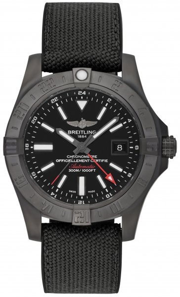 breitling avenger gmt blacksteel