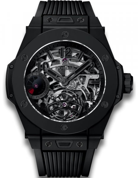 Hublot Big Bang Tourbillon Power Reserve 5 Days All Black 45 mm