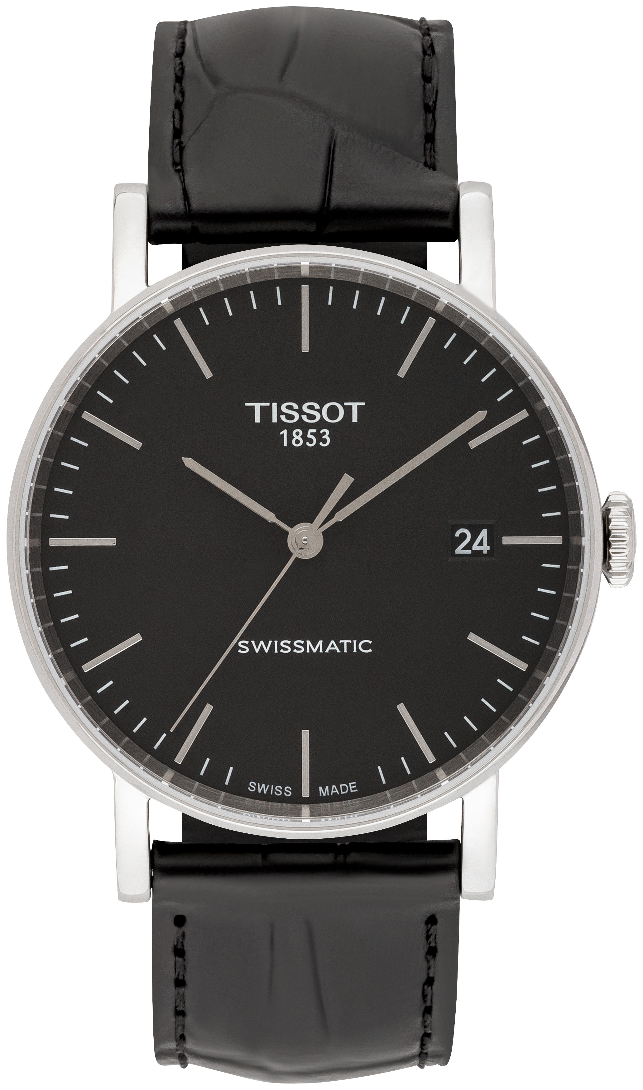 TISSOT Everytime自動巻き時計 ブラック Tissot Everytime Medium Men's Watch T109.410.16.053.00 | WatchMaxx