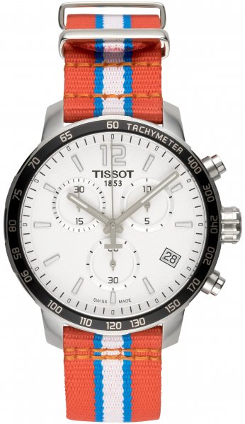Tissot quickster deals chronograph orange