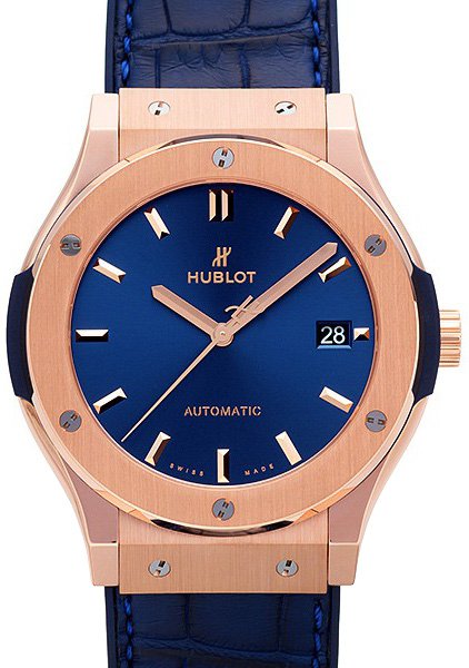 Hublot Classic Fusion 45mm Automatic King Gold Blue Hublot Classic Fusion 45mm Automatic King Gold Blue