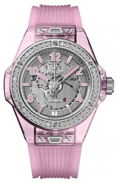 Hublot Big Bang One Click Pink Sapphire Diamonds 39 mm